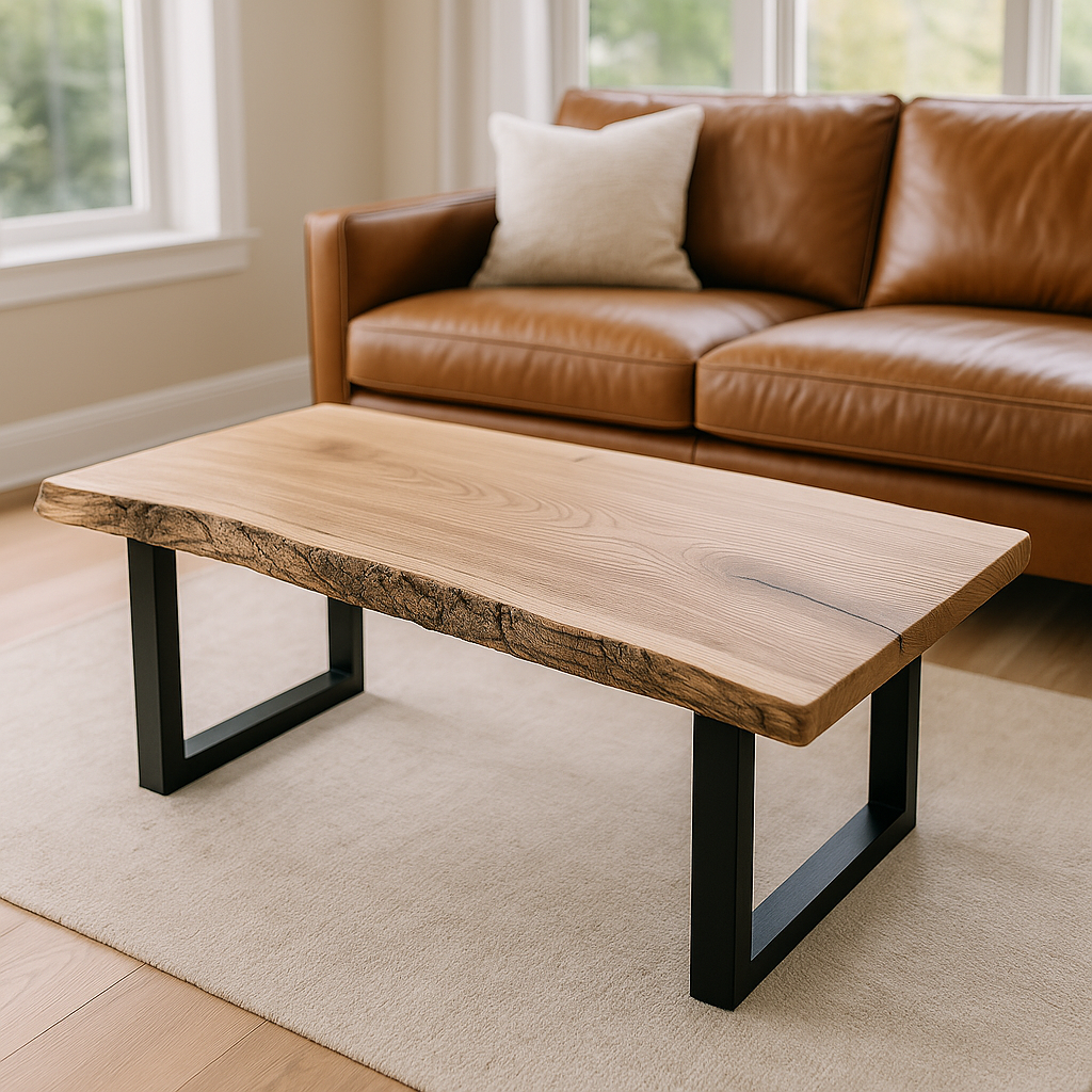 Custom Live Edge Coffee Table