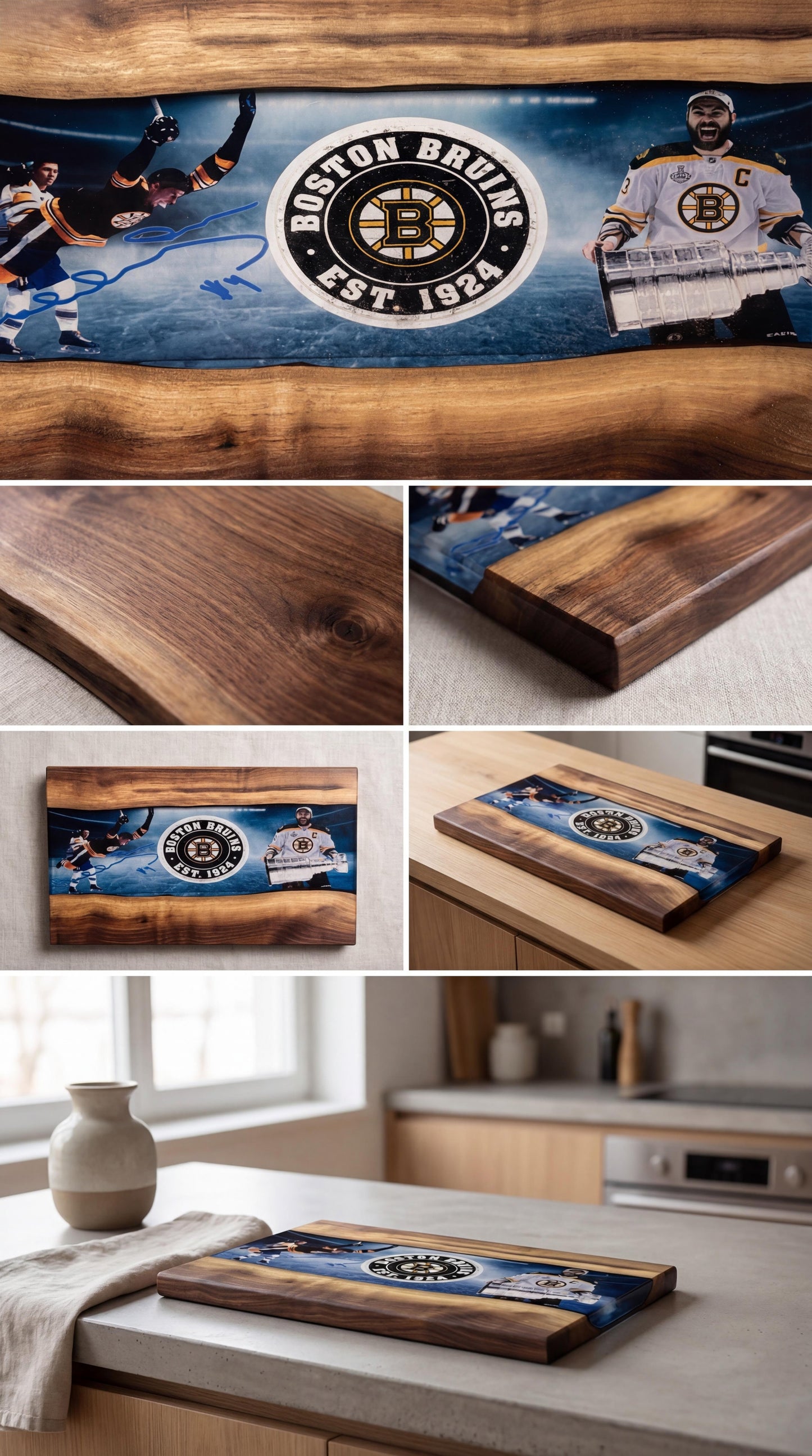 Custom Art Charcuterie Board