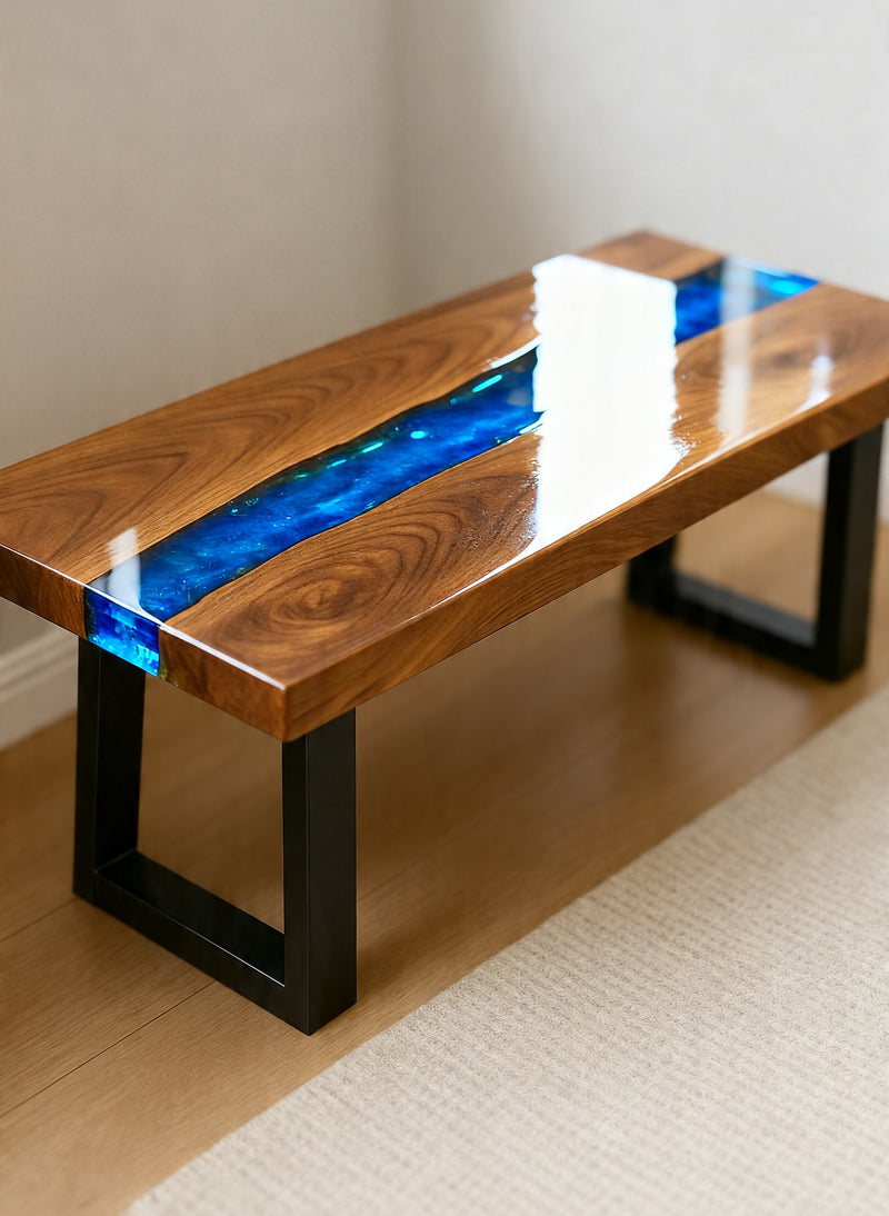 Epoxy River Bench