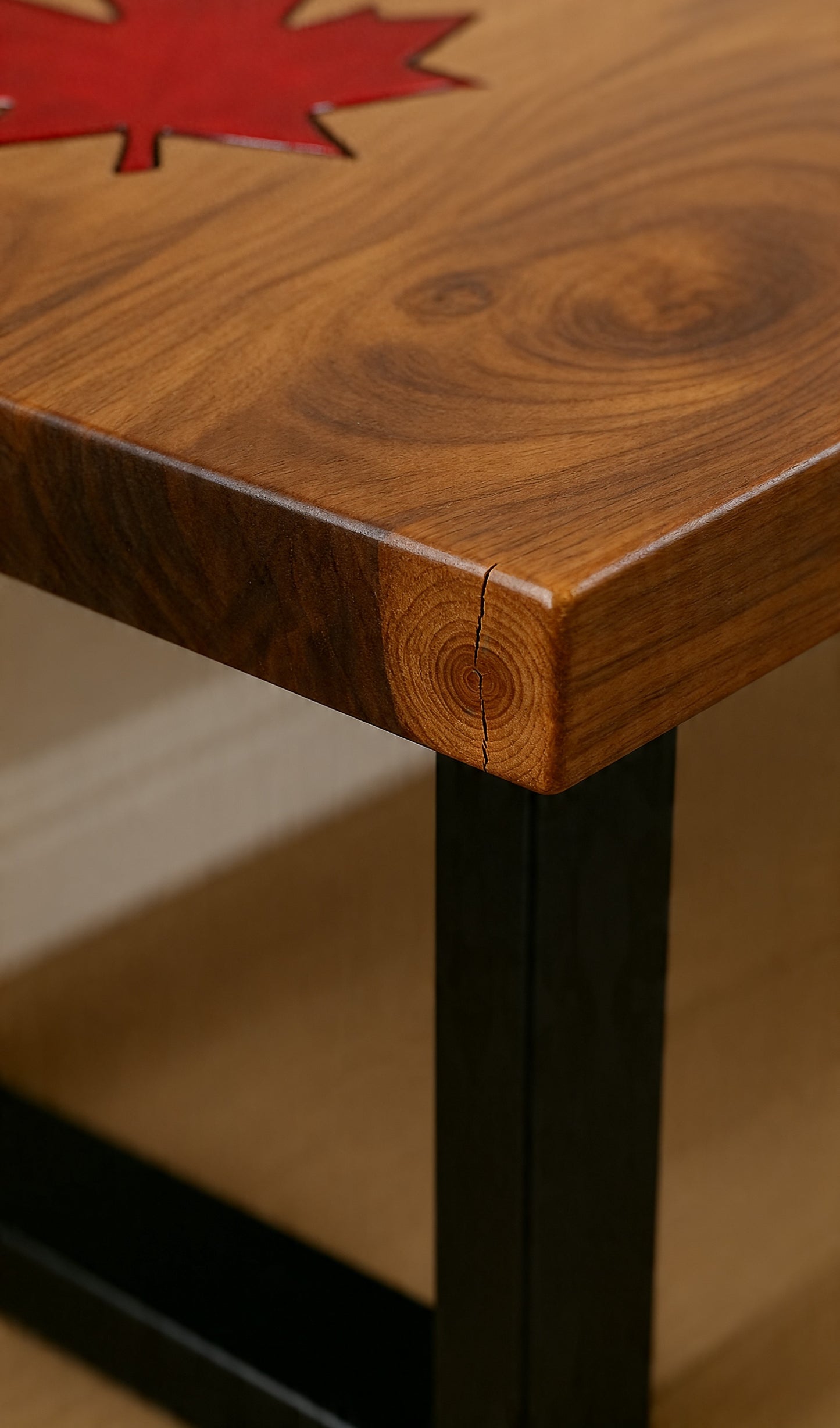 Custom Live Edge Wood Bench