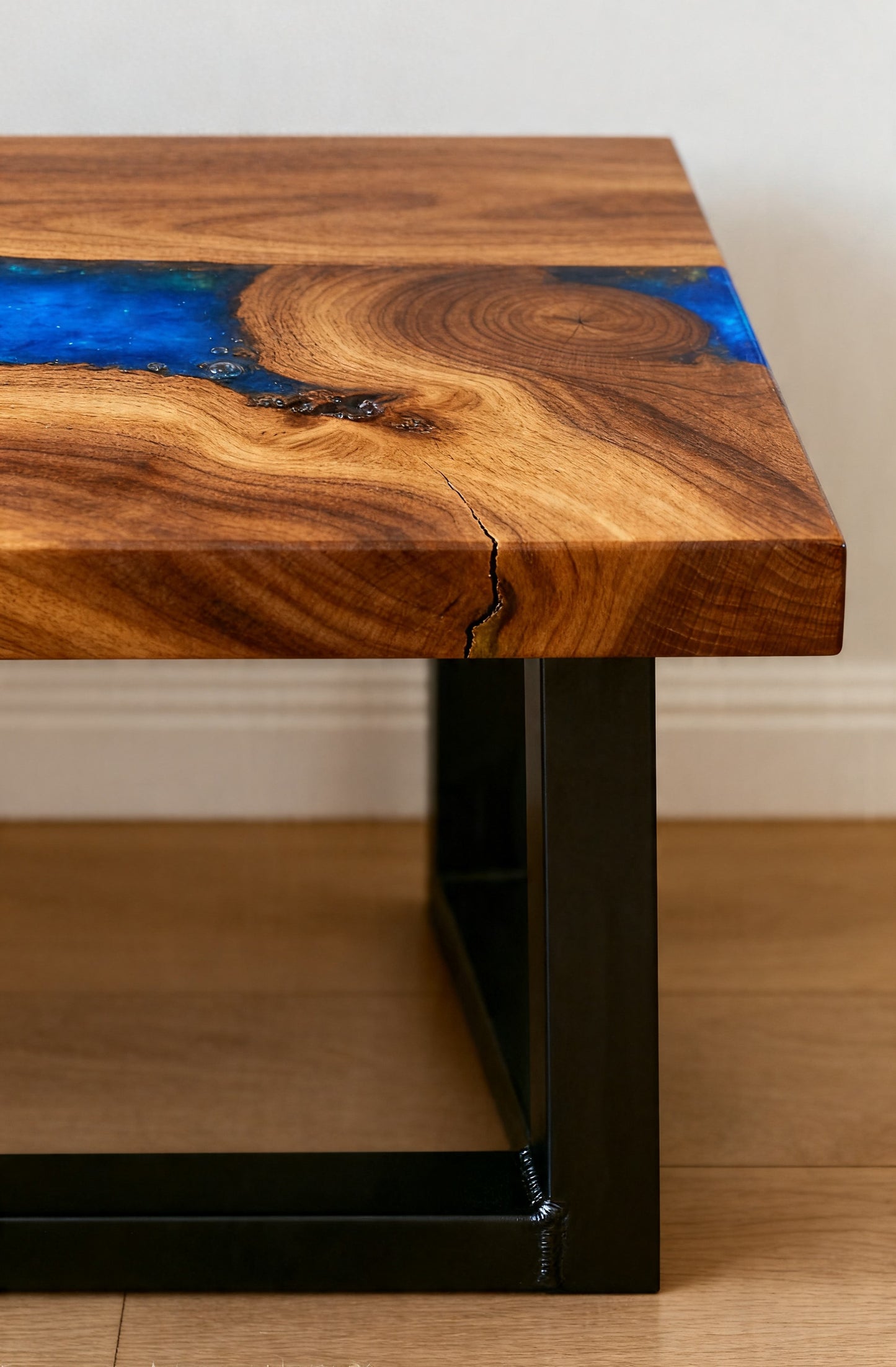 Custom Live Edge Wood Bench