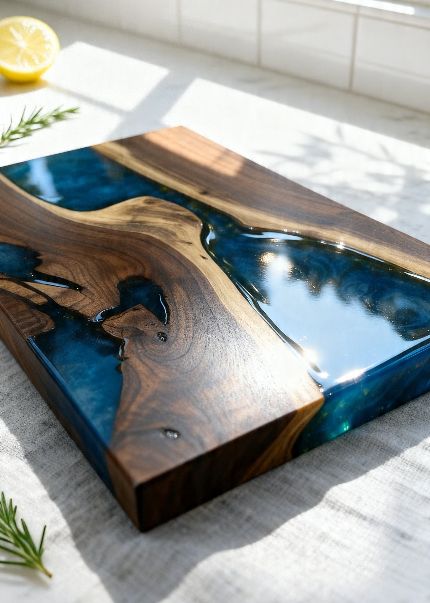 Custom Live Edge Charcuterie Board