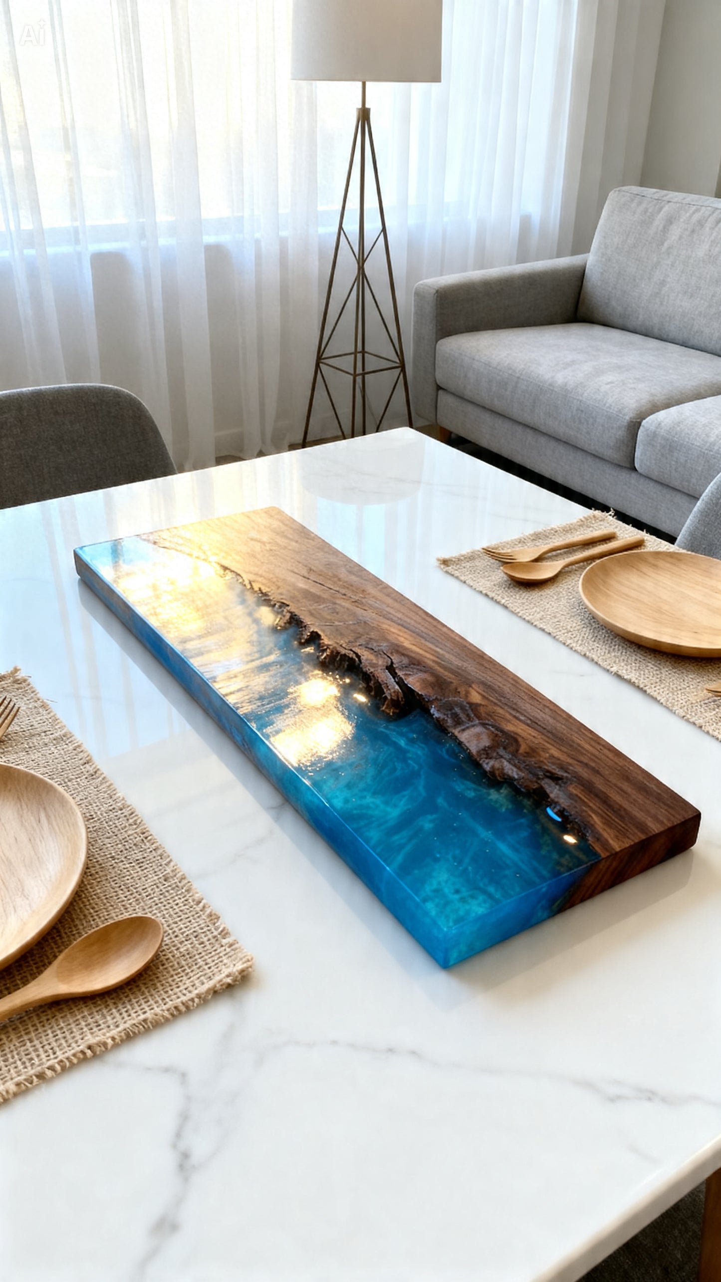 Custom Live Edge Charcuterie Board