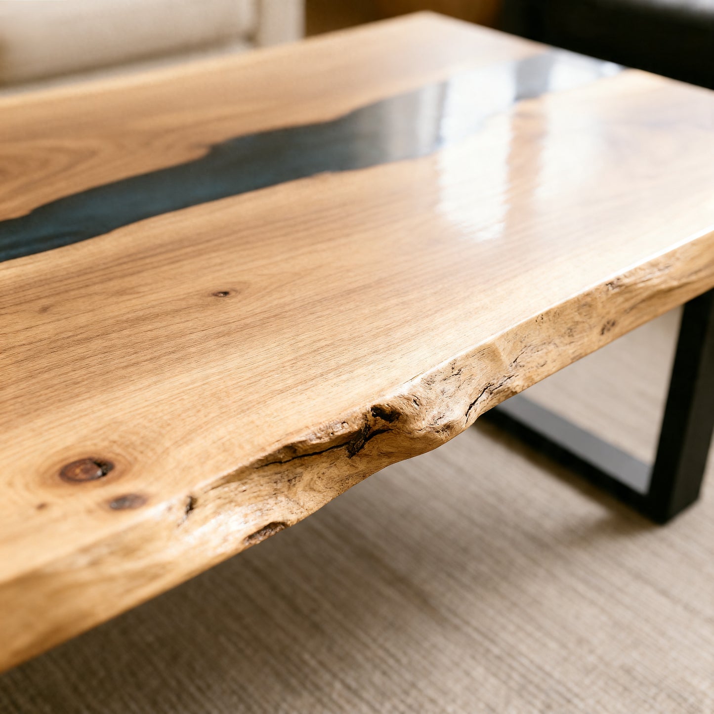 Custom Live Edge Coffee Table