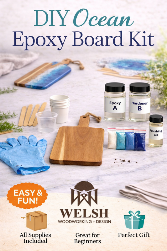 DIY Ocean Epoxy Snack Board Kit