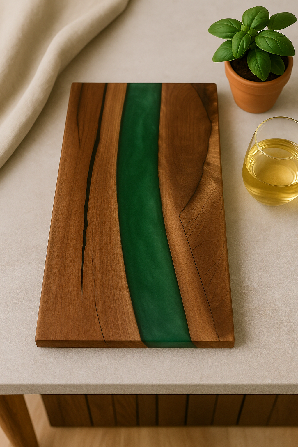 Custom Live Edge Charcuterie Board