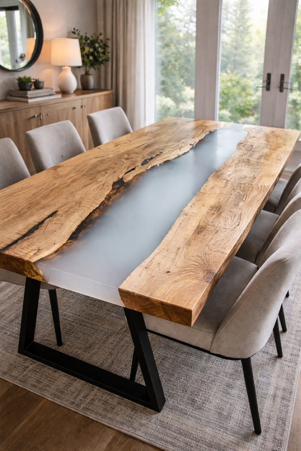 Custom Live Edge Dining Table