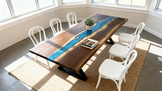 Custom Live Edge Dining Table